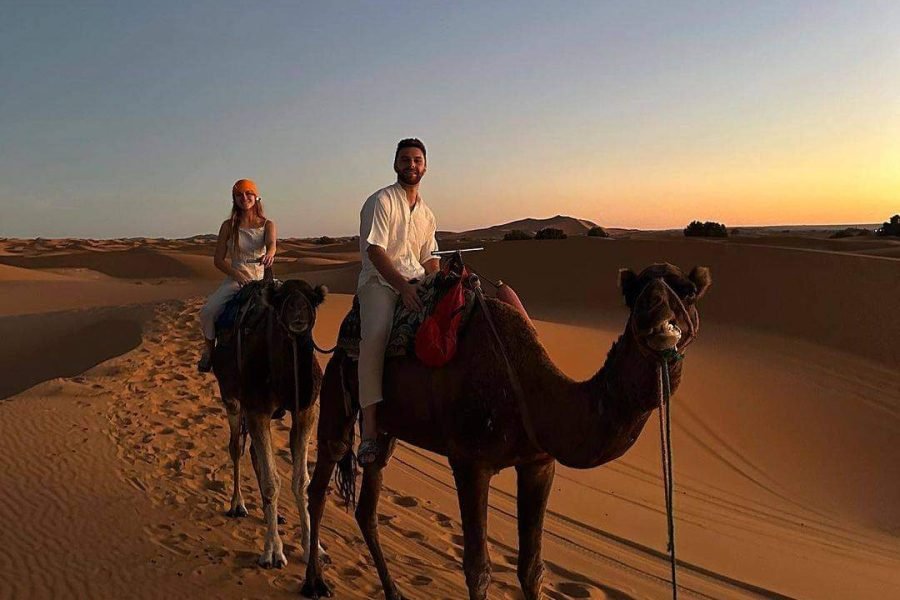 overnight camel trek in the Merzouga