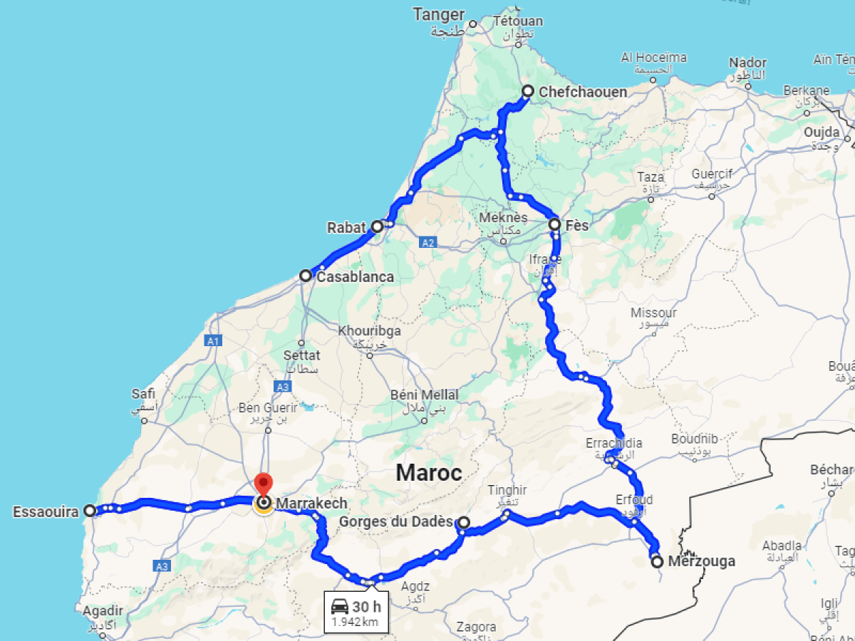 11 Days Tour from Casablanca